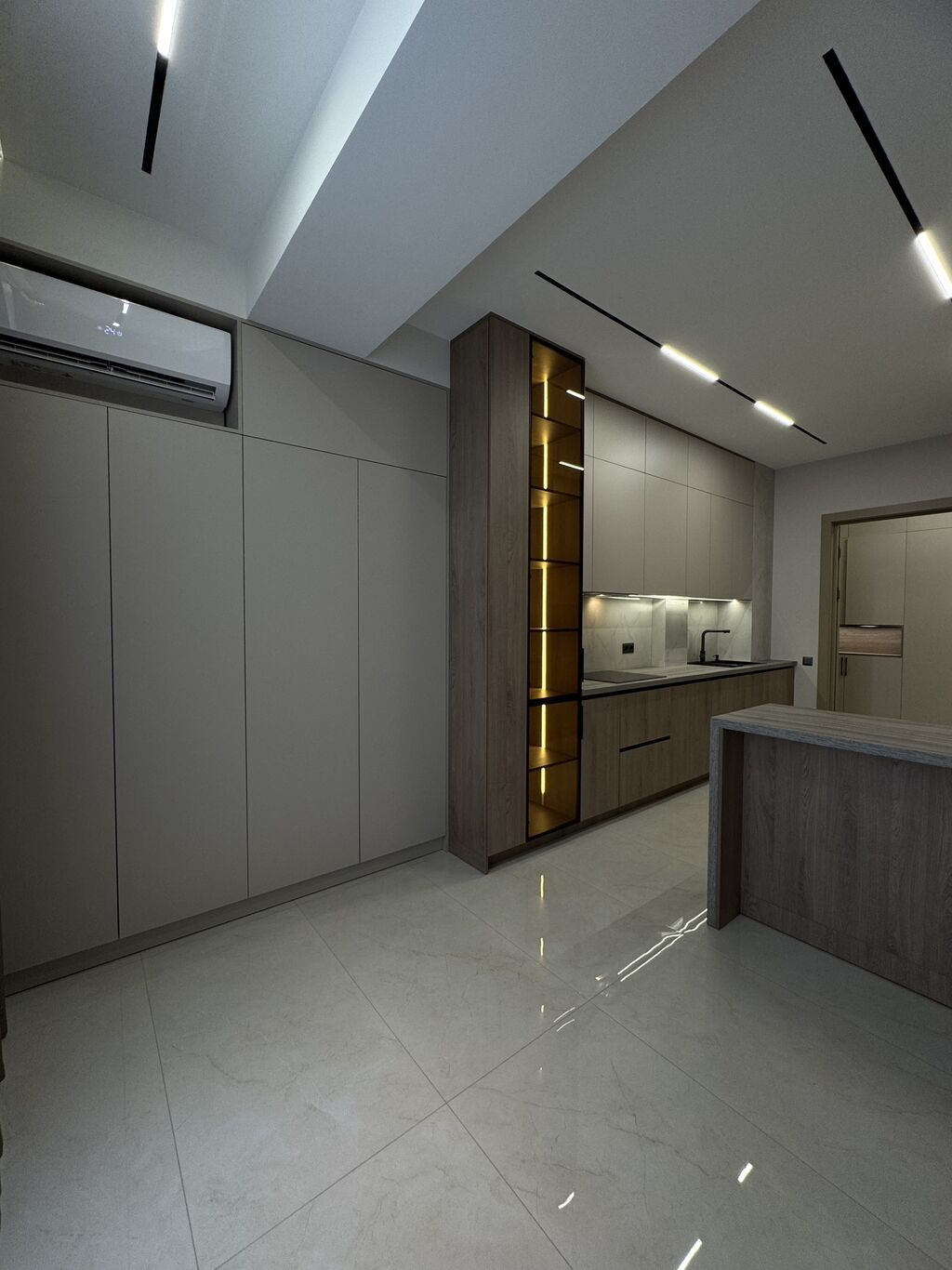 2 комнаты, 75 м², ул. Московская / Ибраимова Элитка, 5 этаж, Дизайнерский ремонт: фото 7
