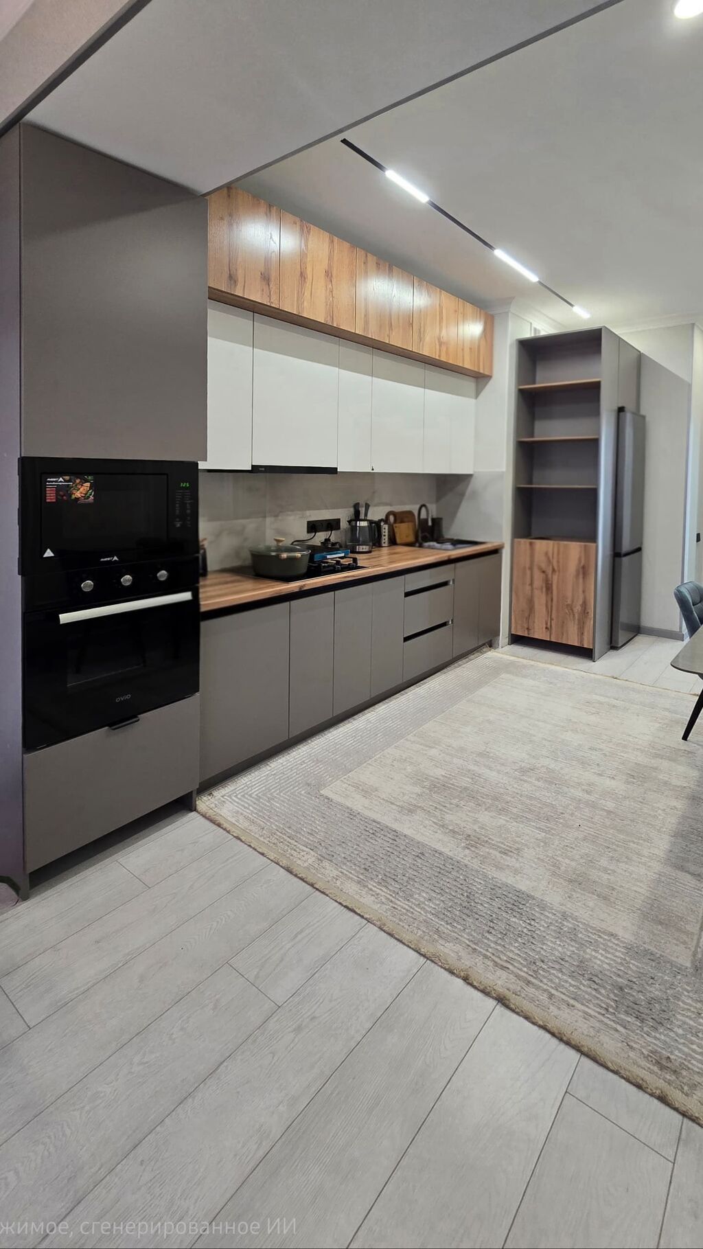 3 комнаты, 88 м², Тунгуч мкр Элитка, 8 этаж, Дизайнерский ремонт: фото 6