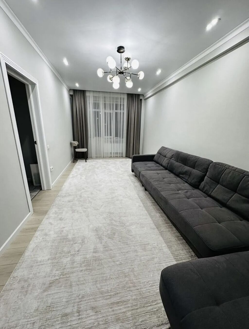 2 комнаты, 61 м², Золотой квадрат Элитка, 9 этаж, Евроремонт: фото 4