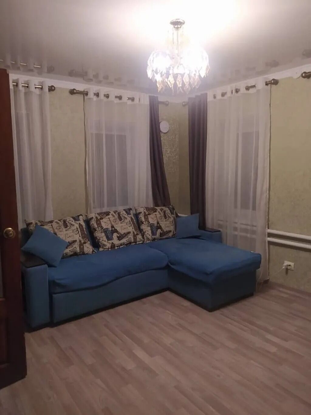 60 м², 3 комнаты, Аламединский рынок / базар, Без животных: фото 1