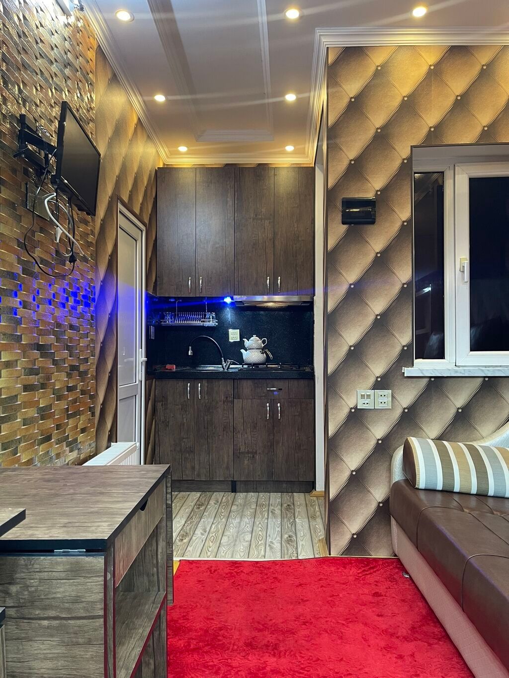 15 kv. m, 1 otaqlı, Kombi, Qaz, İşıq