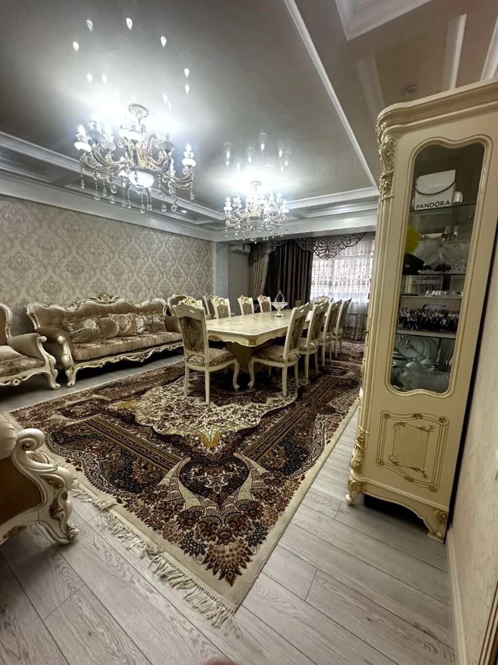 4 комнаты, 136 м², Асанбай мкр Элитка, 1 этаж, Дизайнерский ремонт: фото 3