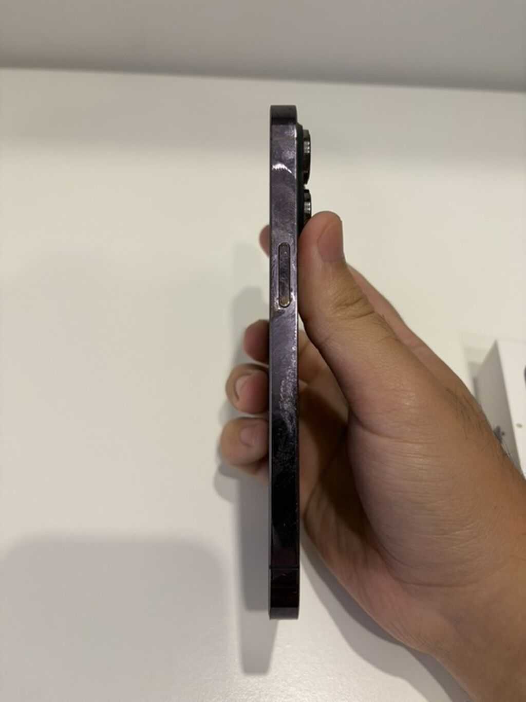 IPhone 14 Pro, Б/у, 256 ГБ, Deep Purple, Коробка, 70 %: фото 4