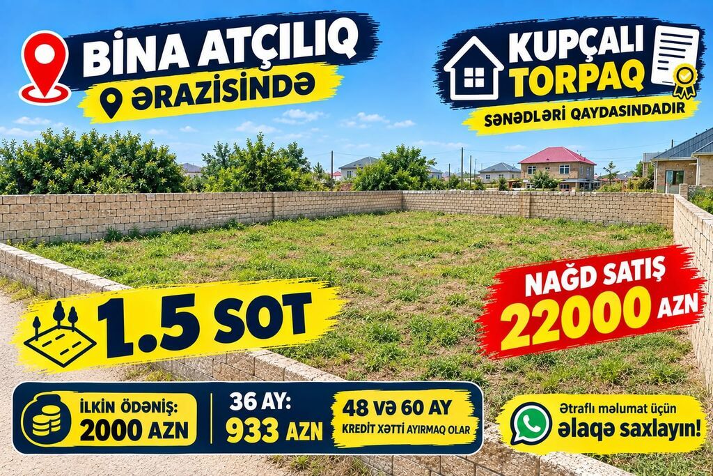 1 sot, Tikinti, Mülkiyyətçi, Kupça (Çıxarış)