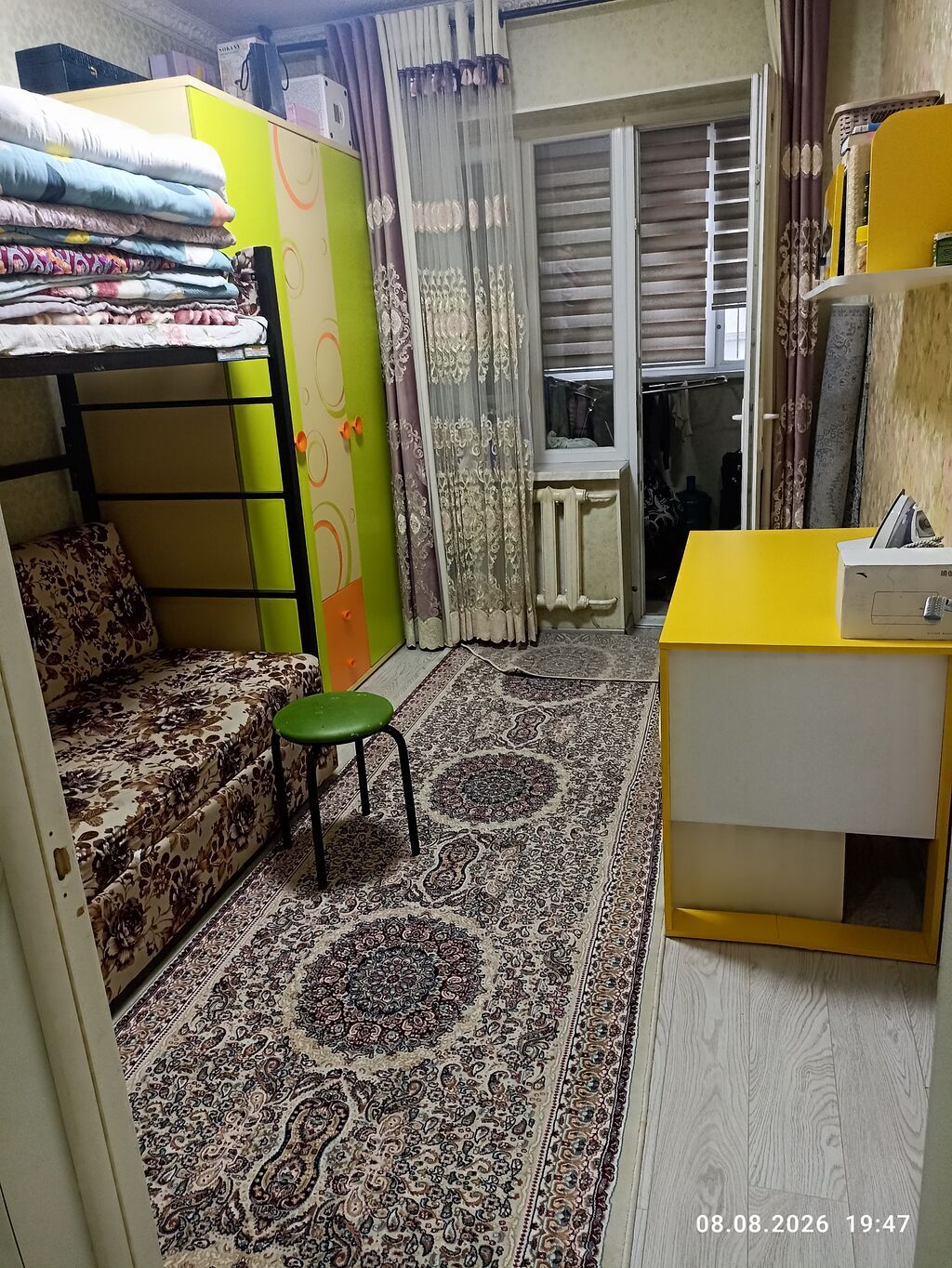 4 комнаты, 84 м², Джал мкр (в т.ч. Верхний, Нижний, Средний) Индивидуалка, 3 этаж, Косметический ремонт: фото 5