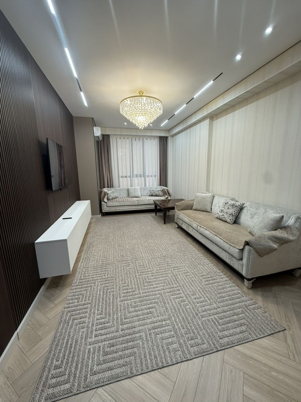 3 комнаты, 109 м², Асанбай мкр Элитка, 6 этаж, Дизайнерский ремонт: фото 3