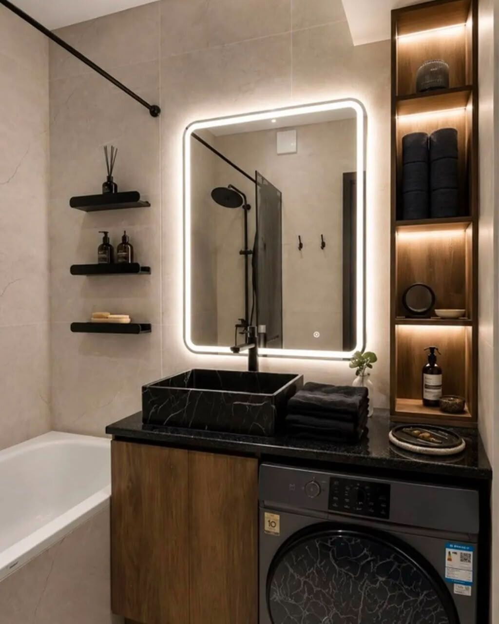 2 комнаты, 76 м², Асанбай мкр Элитка, 13 этаж, Дизайнерский ремонт: фото 7