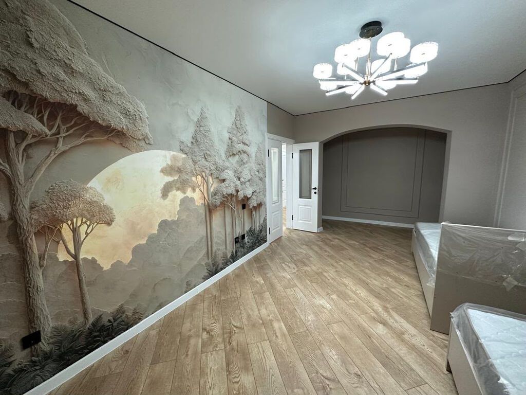 3 комнаты, 114 м², Кок-Жар ж/м 107 серия, 4 этаж, Дизайнерский ремонт: фото 2