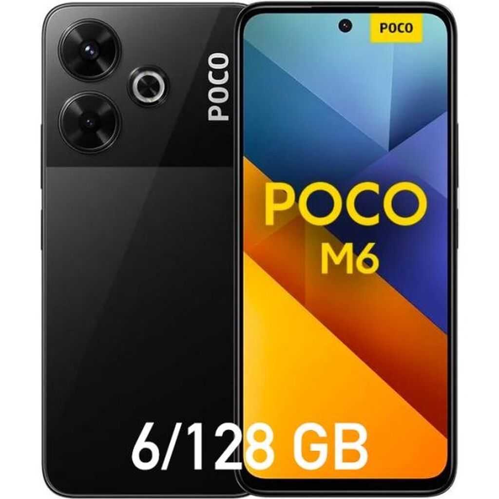 Смартфон POCO M6, 6/128 ГБ - Экран: безрамочный с центральным вырезом