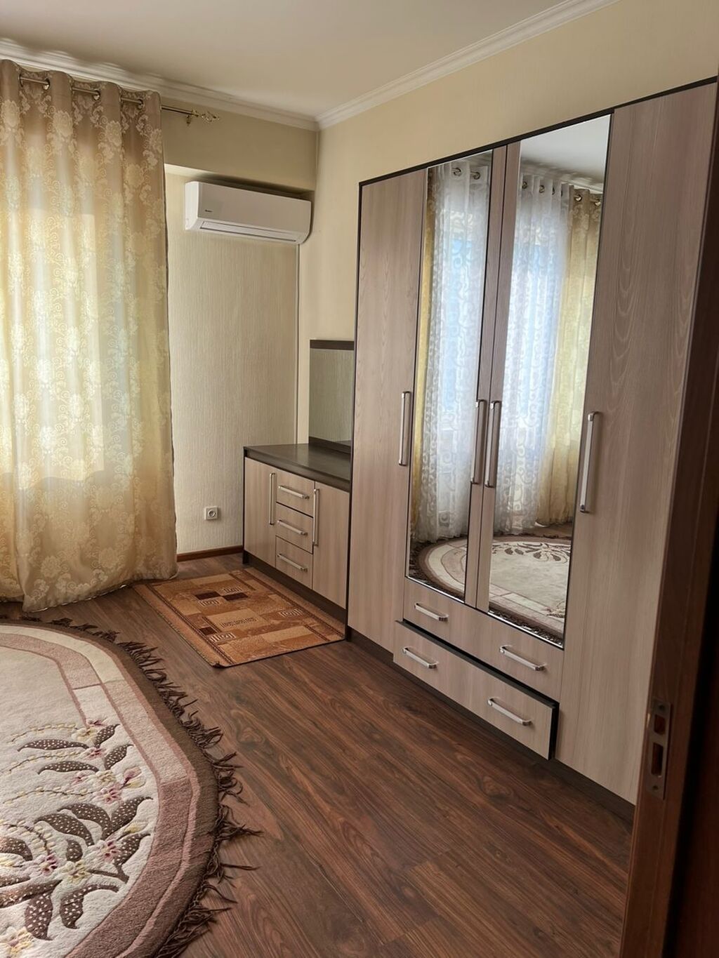 2 комнаты, Люкс, элитка, Бишкек Парк ТРЦ, Душевая кабина, Постельное белье, Кондиционер: фото 4