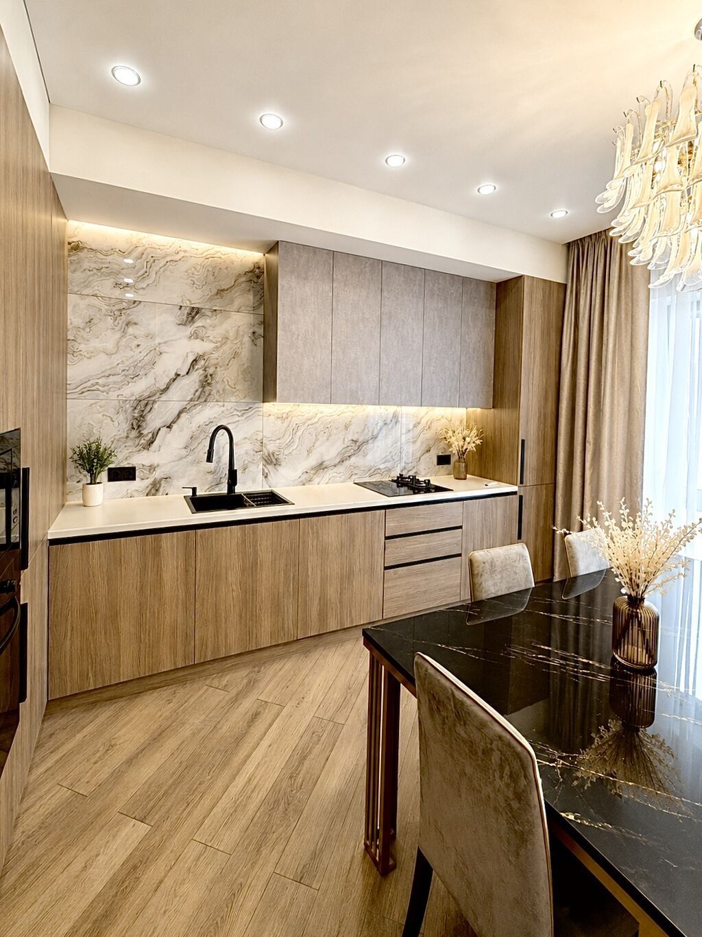 3 комнаты, 80 м², Элитка, 15 этаж, Дизайнерский ремонт: фото 8