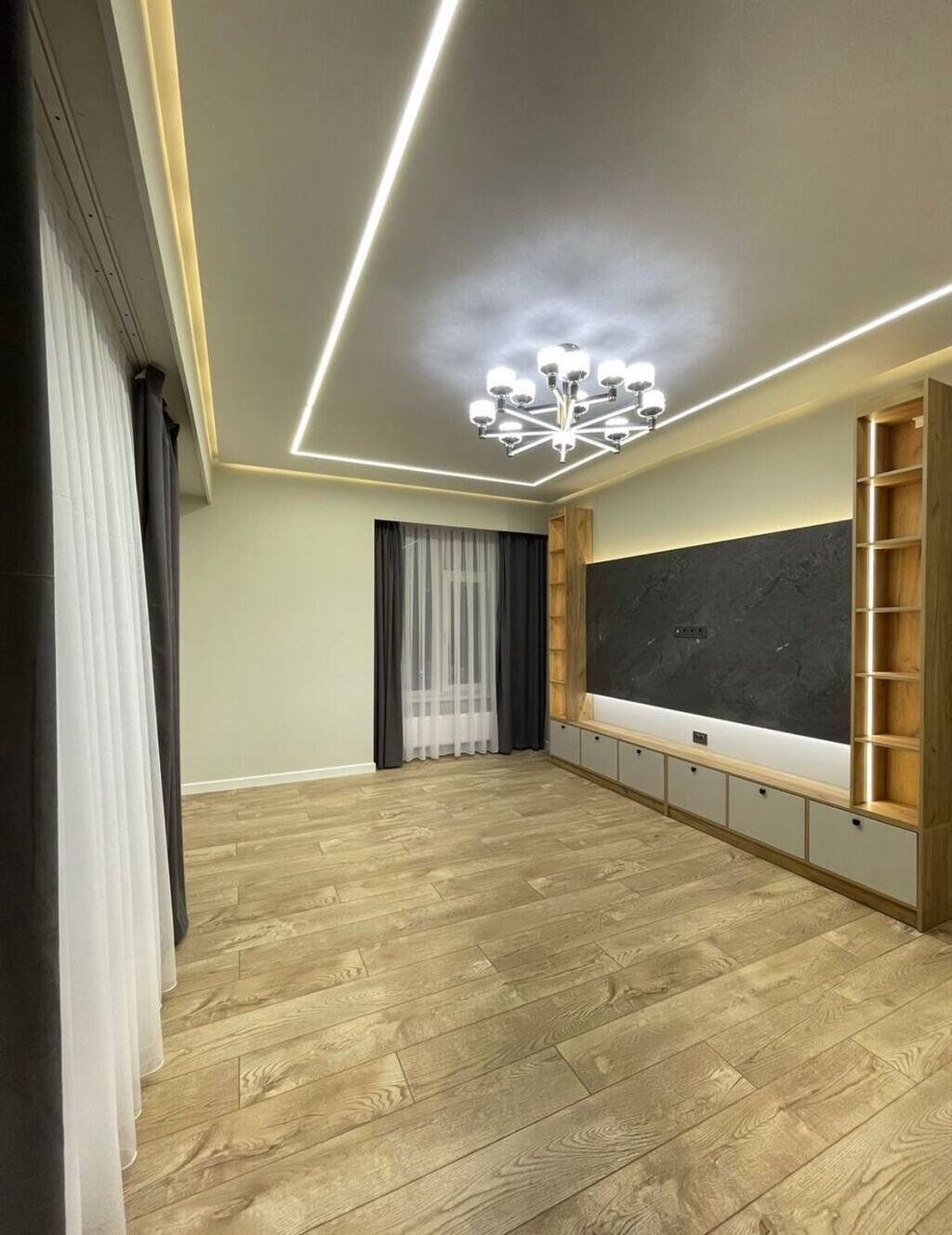 2 комнаты, 70 м², Кок-Жар мкр Элитка, 12 этаж, Дизайнерский ремонт: фото 6