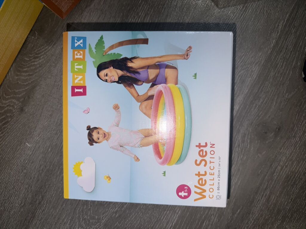 Надувной детский бассейн Intex Wet Set Collection. - Бренд: Intex -