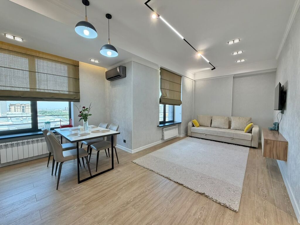 2 комнаты, 56 м², Асанбай мкр Элитка, 11 этаж, Евроремонт: фото 3