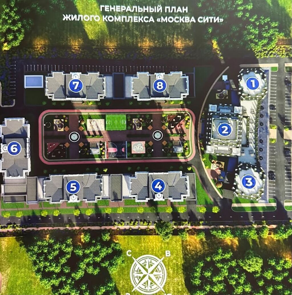 2 комнаты, 78 м², Асанбай мкр Элитка, 14 этаж, ПСО (под самоотделку): фото 4