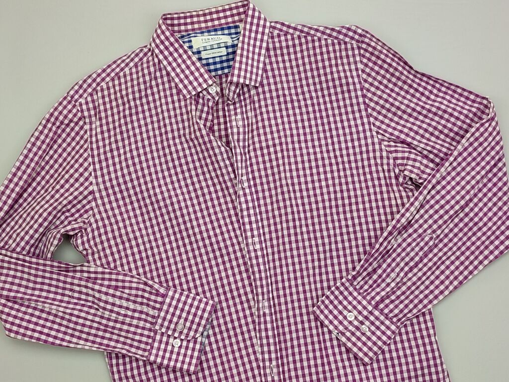 Koszule: Koszulа M (EU 38), stan - Idealny, wzór - Kratka, kolor - Różowy — 1
