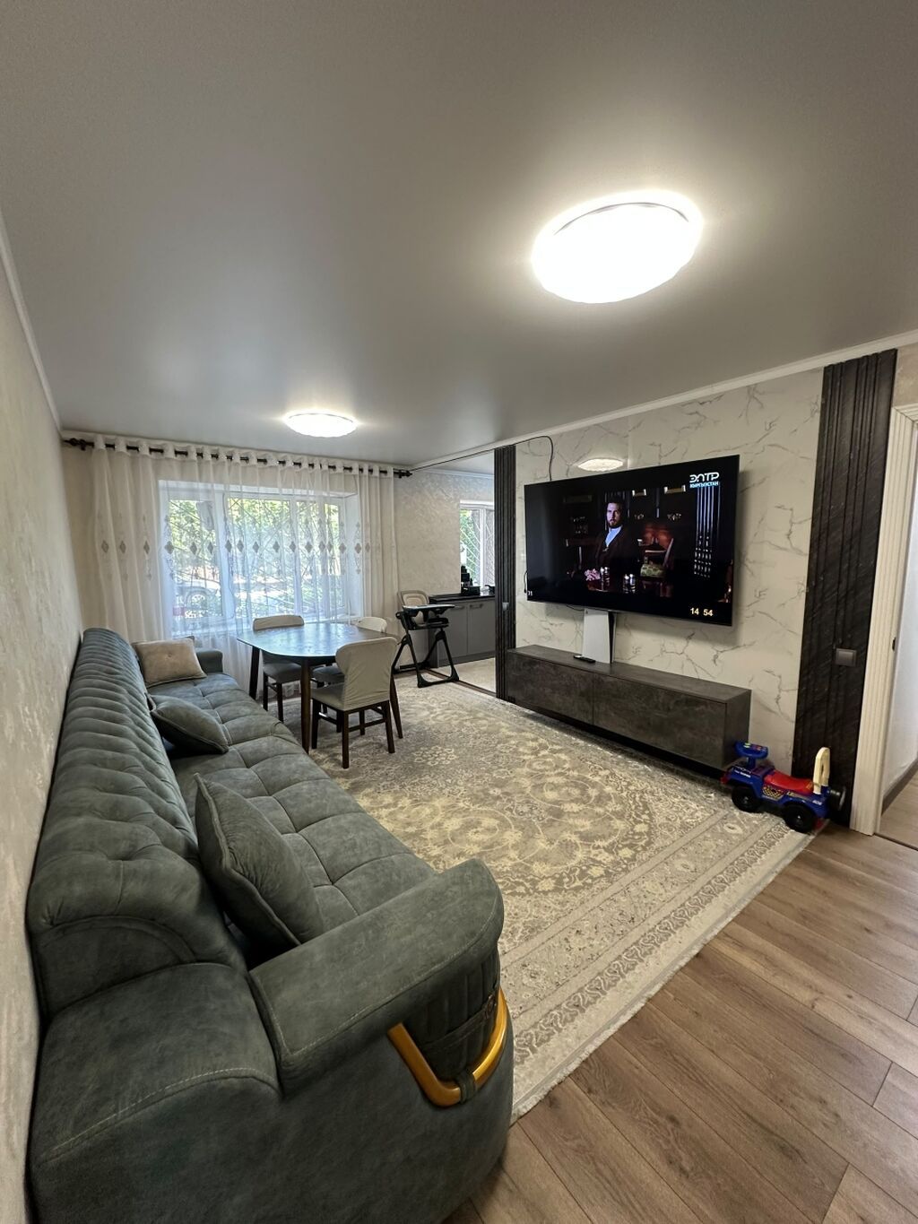 3 комнаты, 60 м², 106 серия, 1 этаж, Дизайнерский ремонт: фото 7