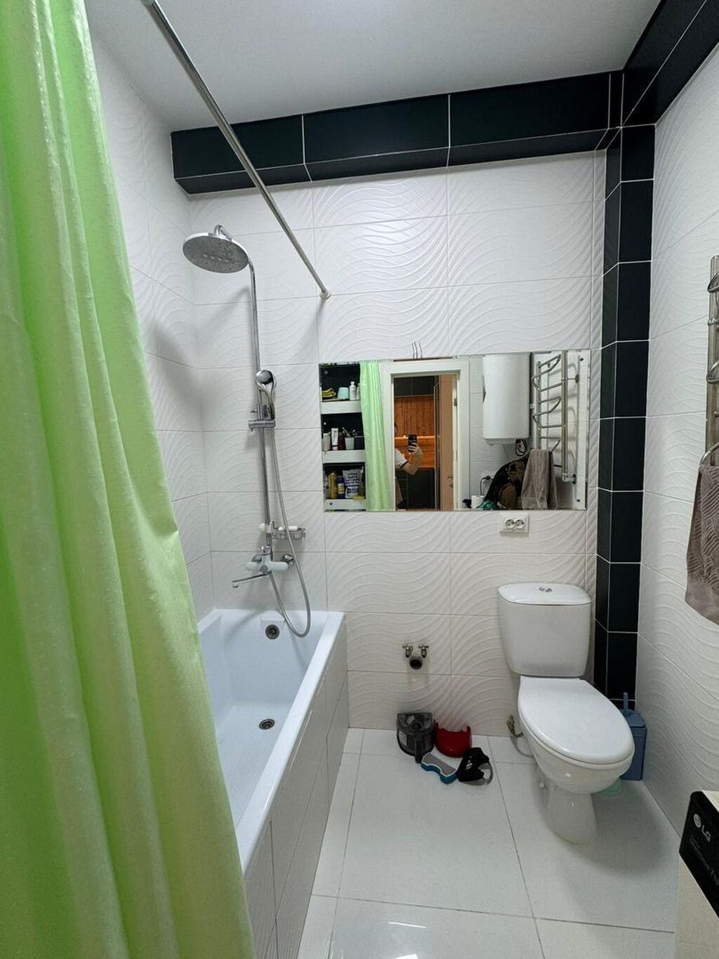 1 комната, 45 м², Элитка, Асанбай мкр Элитка, 9 этаж, Евроремонт: фото 5