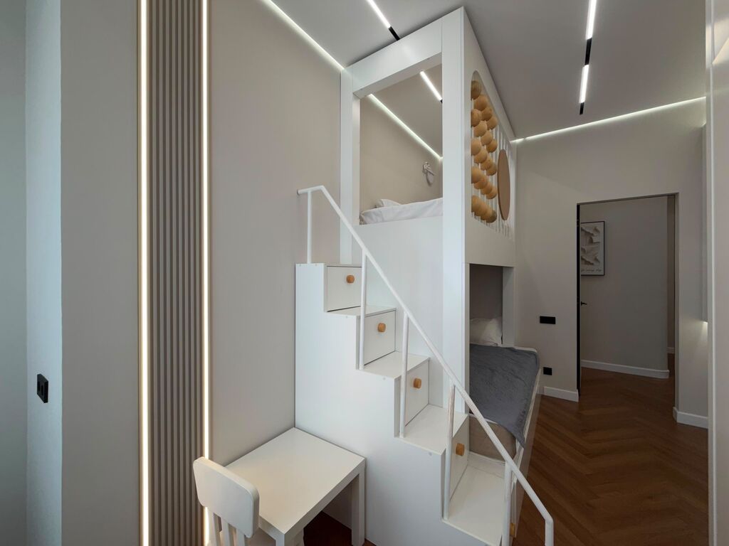3 комнаты, 75 м², Асанбай мкр Элитка, 1 этаж, Дизайнерский ремонт: фото 5