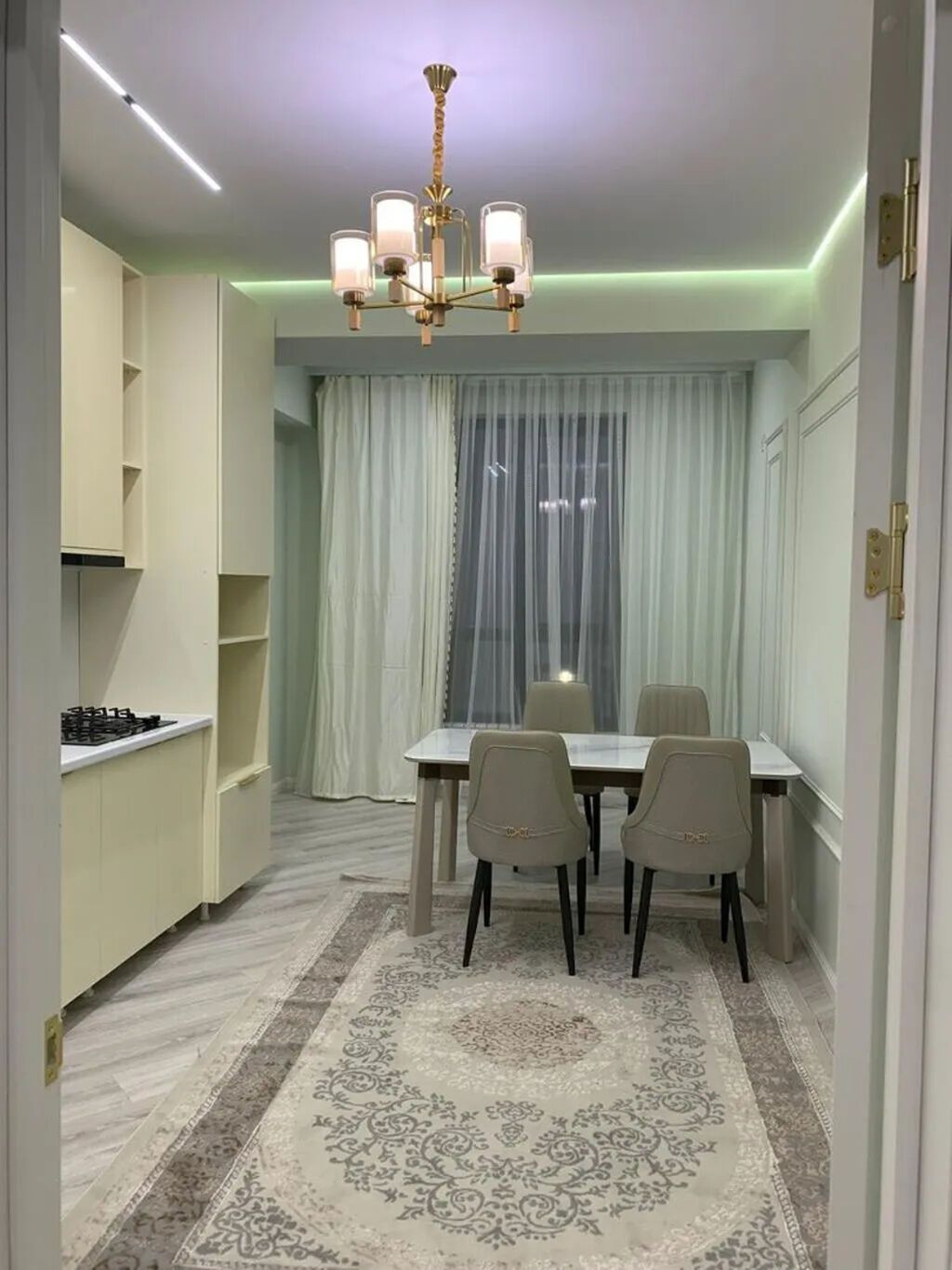 2 комнаты, 78 м², Асанбай мкр Элитка, 2 этаж, Евроремонт: фото 2