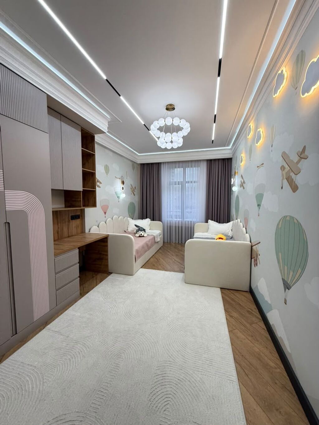 3 комнаты, 116 м², Асанбай мкр Элитка, 13 этаж, Дизайнерский ремонт: фото 4