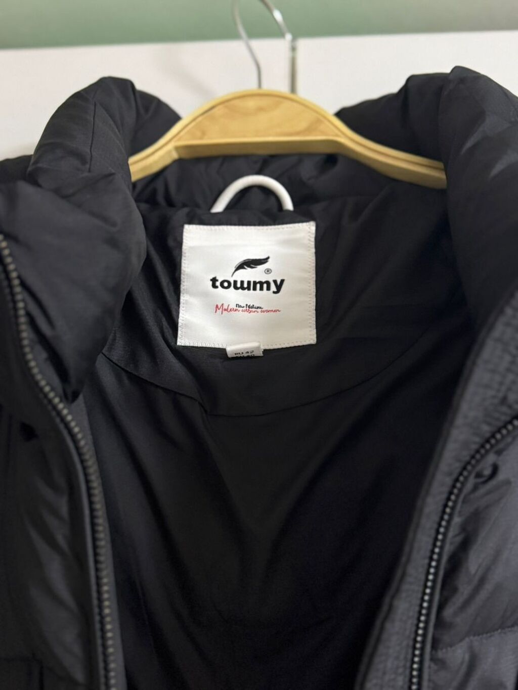Пуховик, Длинная модель, XL: фото 2