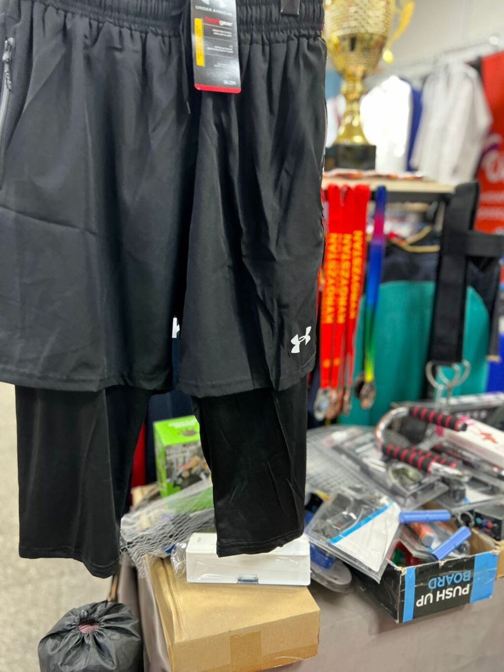 Мужские шорты, L, XL, 2XL, Under Armour, Новый, цвет - Черный, Платная доставка — фото 3