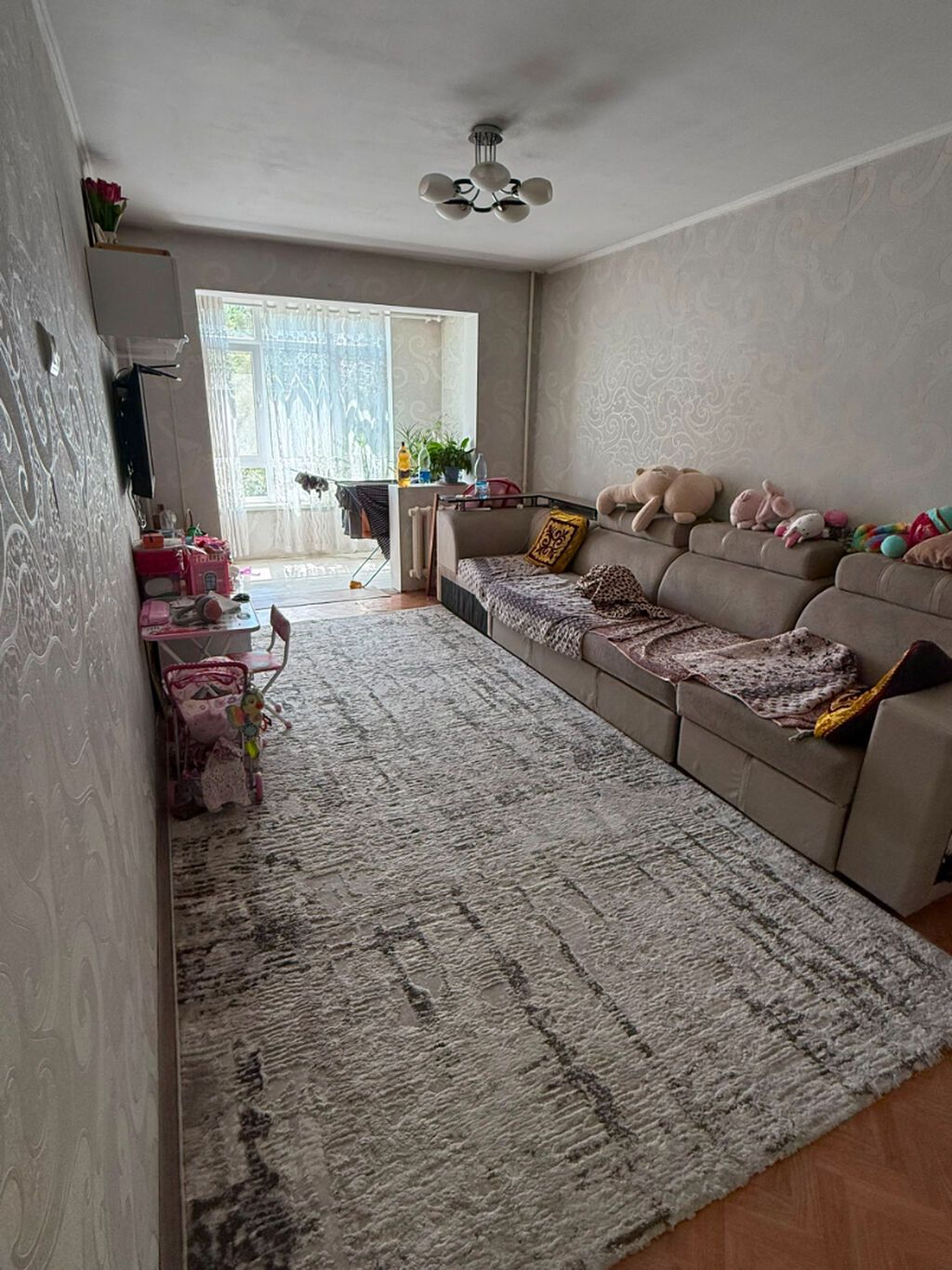 3 комнаты, 58 м², 11 мкр 104 серия, 3 этаж, Требуется ремонт: фото 5