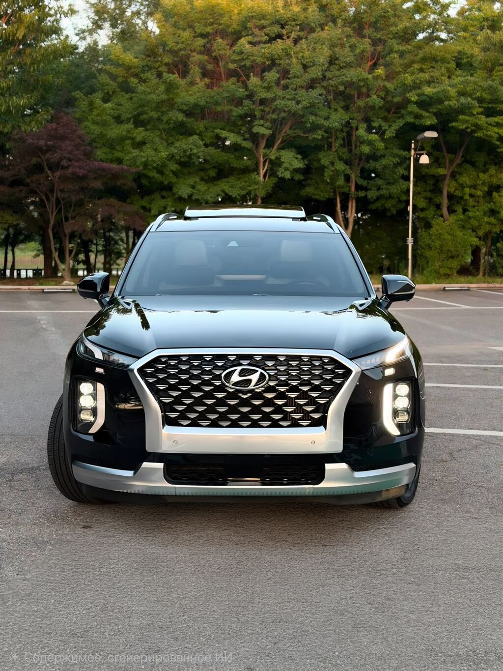 Hyundai Palisade: 2021 г., Автомат, Дизель, Кроссовер: фото 1