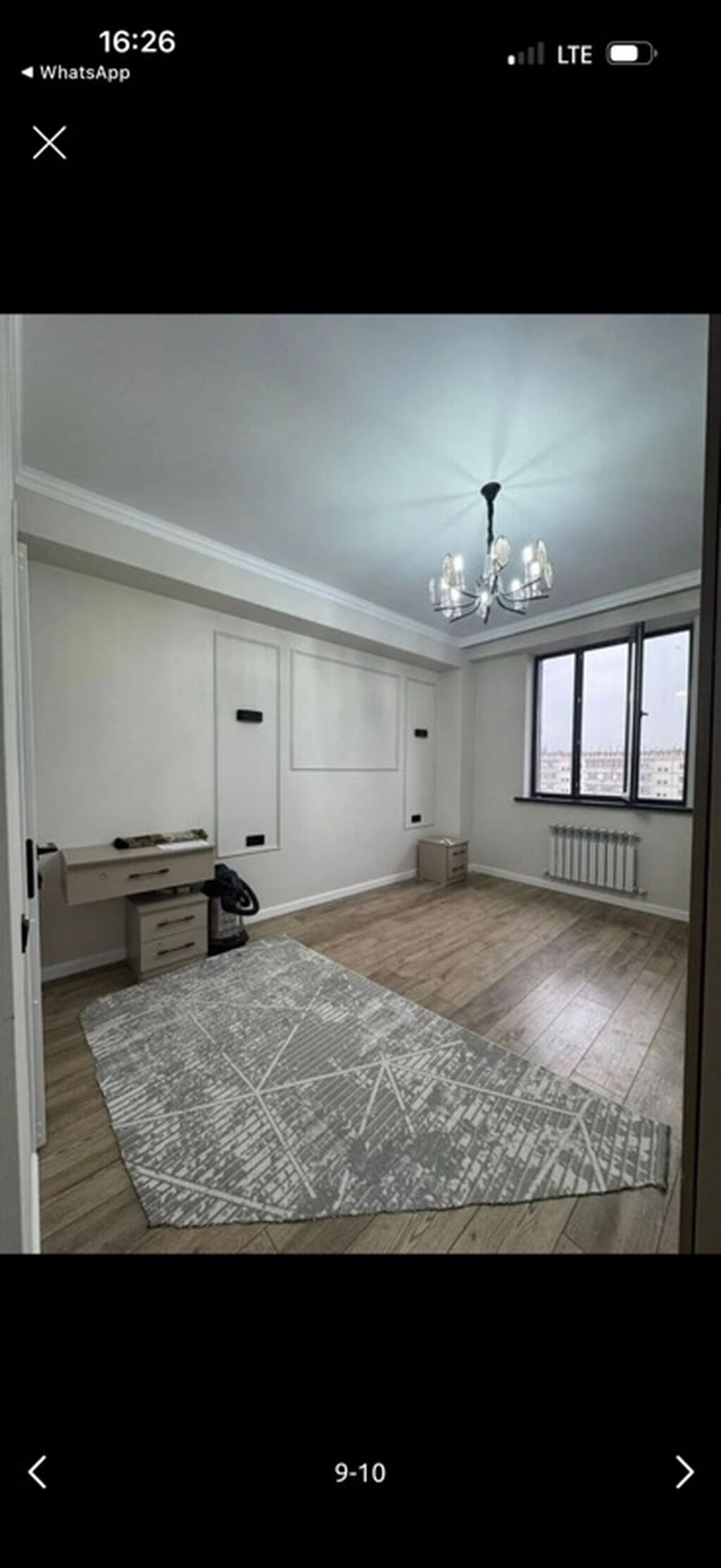 3 комнаты, 92 м², Тунгуч мкр Элитка, 3 этаж, Евроремонт: фото 2