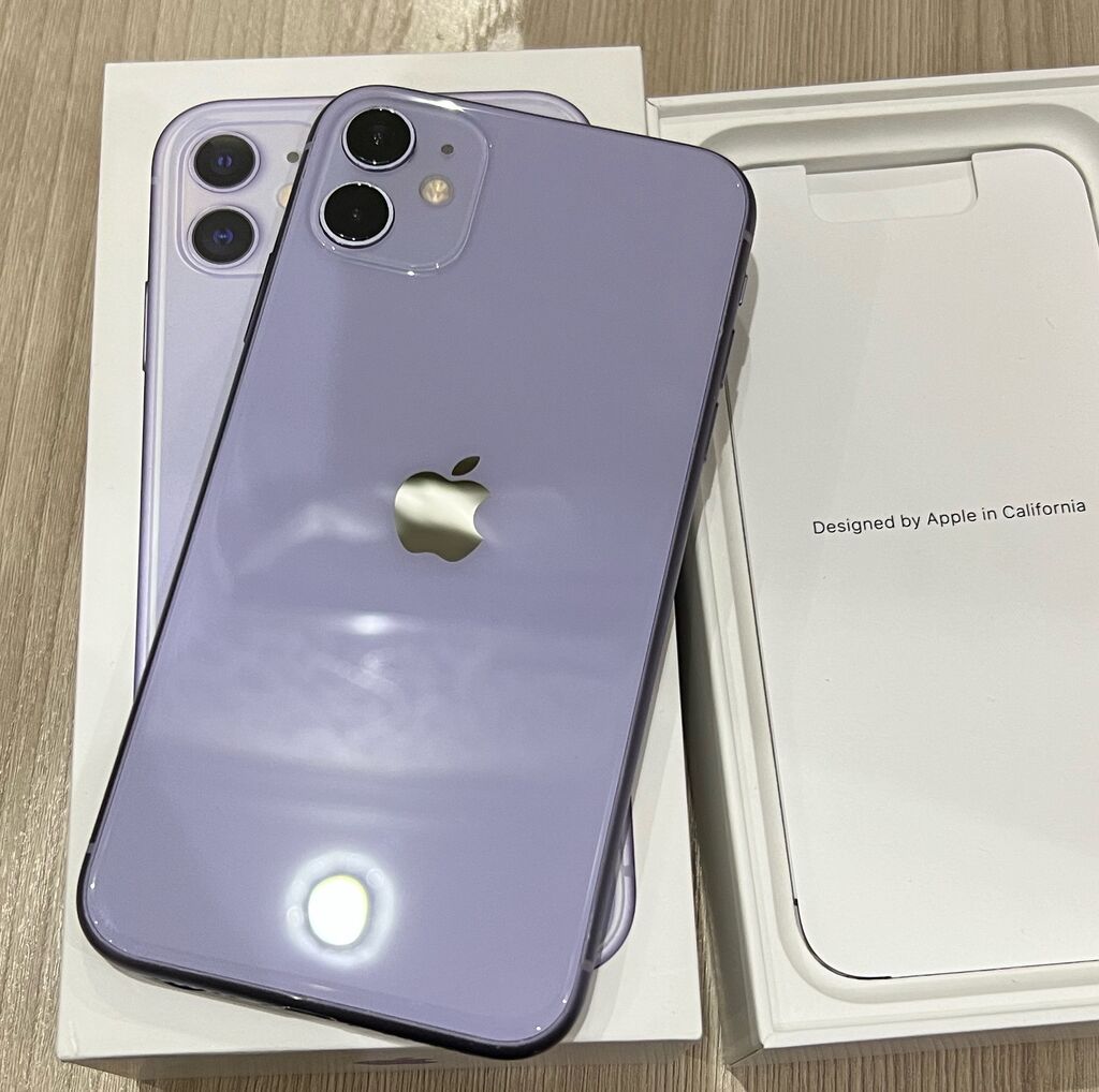 IPhone 11 128gb Цвет purple Состояние: 21000 KGS ▷ Apple iPhone | Бишкек |  33877890 ᐈ lalafo.kg