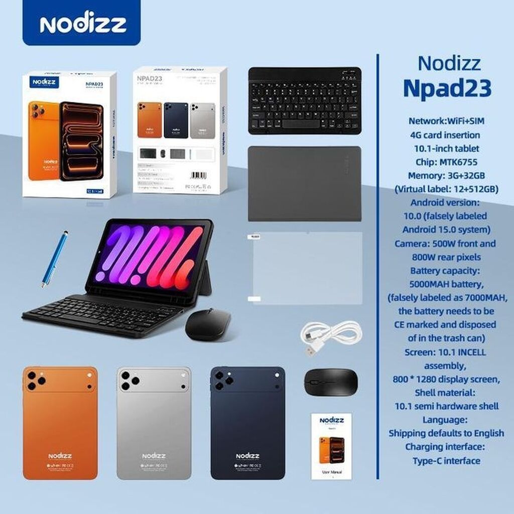 ​ Планшет Nodizz NPAD23 (10.1") — Новый, бюджетный вариант ​Продаю: фото 7
