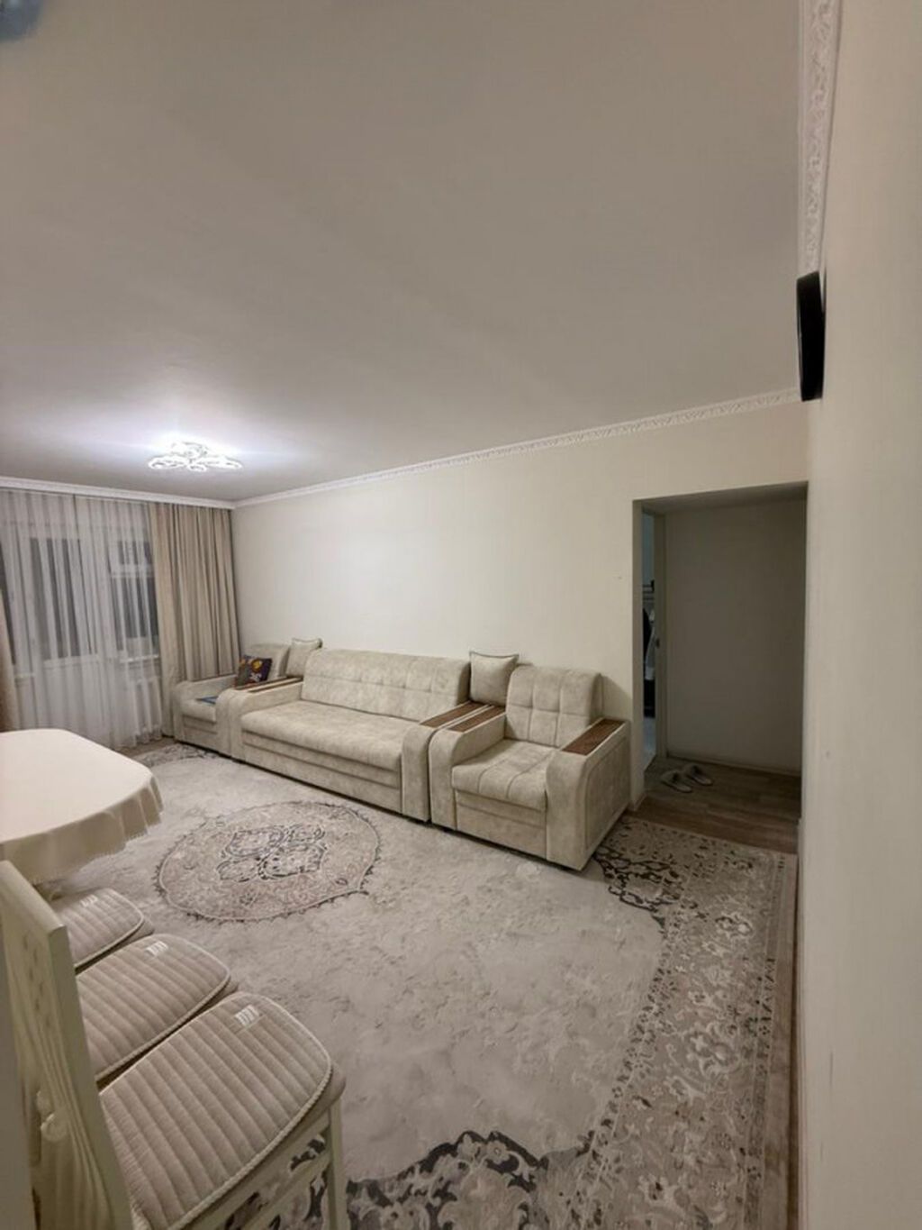 3 комнаты, 58 м², 8 мкр 104 серия, 4 этаж, Евроремонт: фото 3