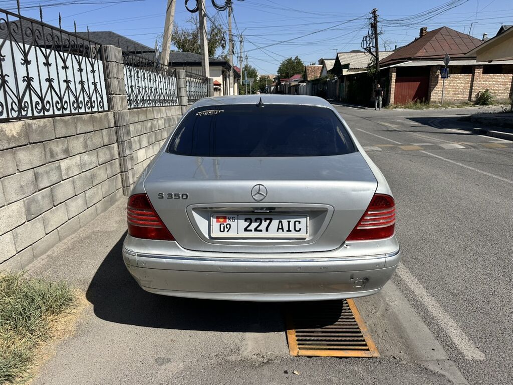 Mercedes-Benz S-Class: 2003 г., 3.7 л, Автомат, Бензин, Седан: фото 2
