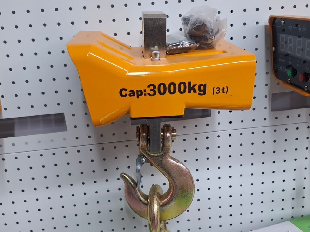 Электронные крановые весы с крюком, грузоподъёмность 3000 кг (3 т): фото 2