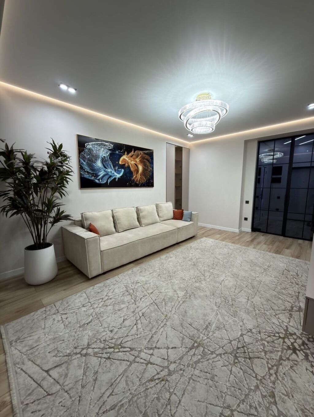 2 комнаты, 56 м², Филармония Элитка, 14 этаж, Дизайнерский ремонт: фото 6