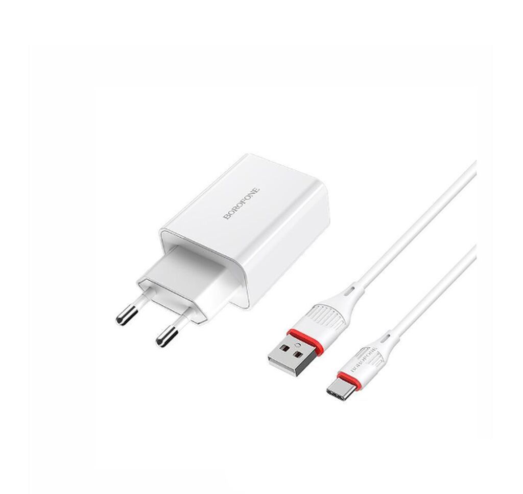 Сетевое зарядное устройство BOROFONE BA21A Quick Charger Type‑C — фото 2