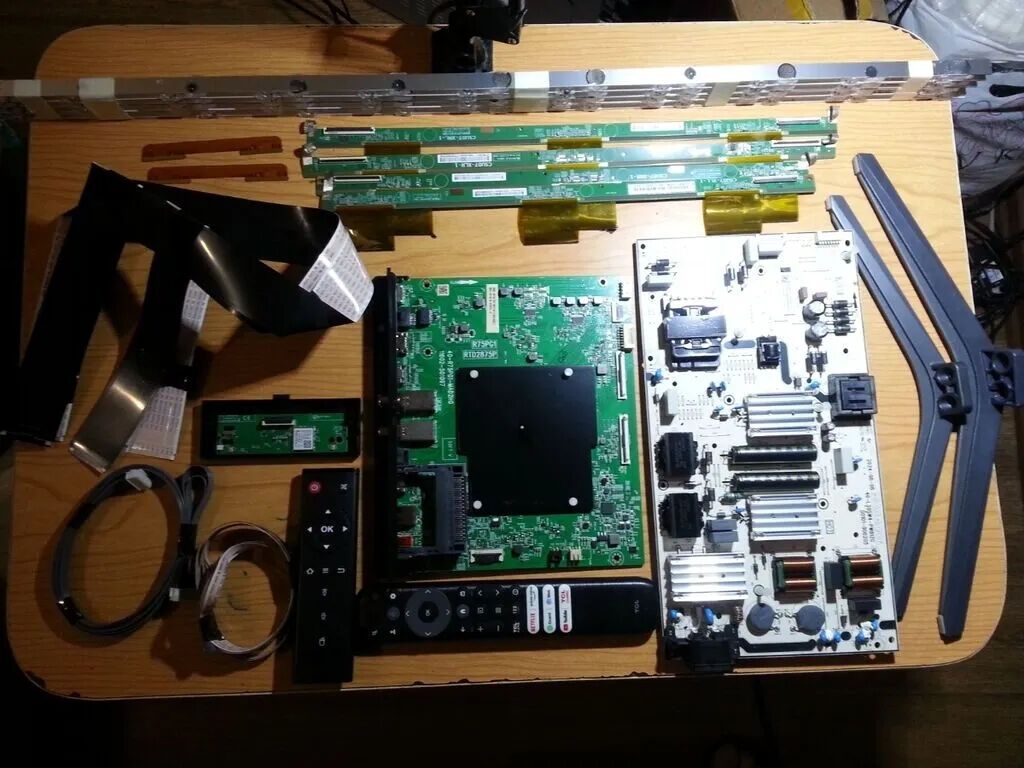 Запчасти на LED телевизоры TCL 75C655, TCL 43P635 (Main Board — фото 2
