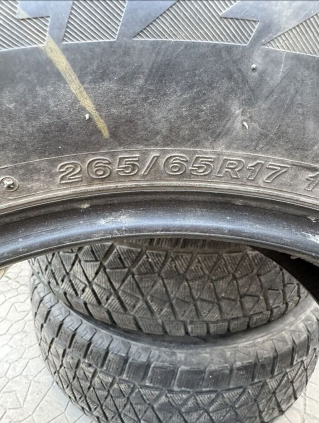 Шины 265 / 65 / R 17, Зима, Б/у, Комплект, Внедорожные (АТ/МТ), Bridgestone: фото 4