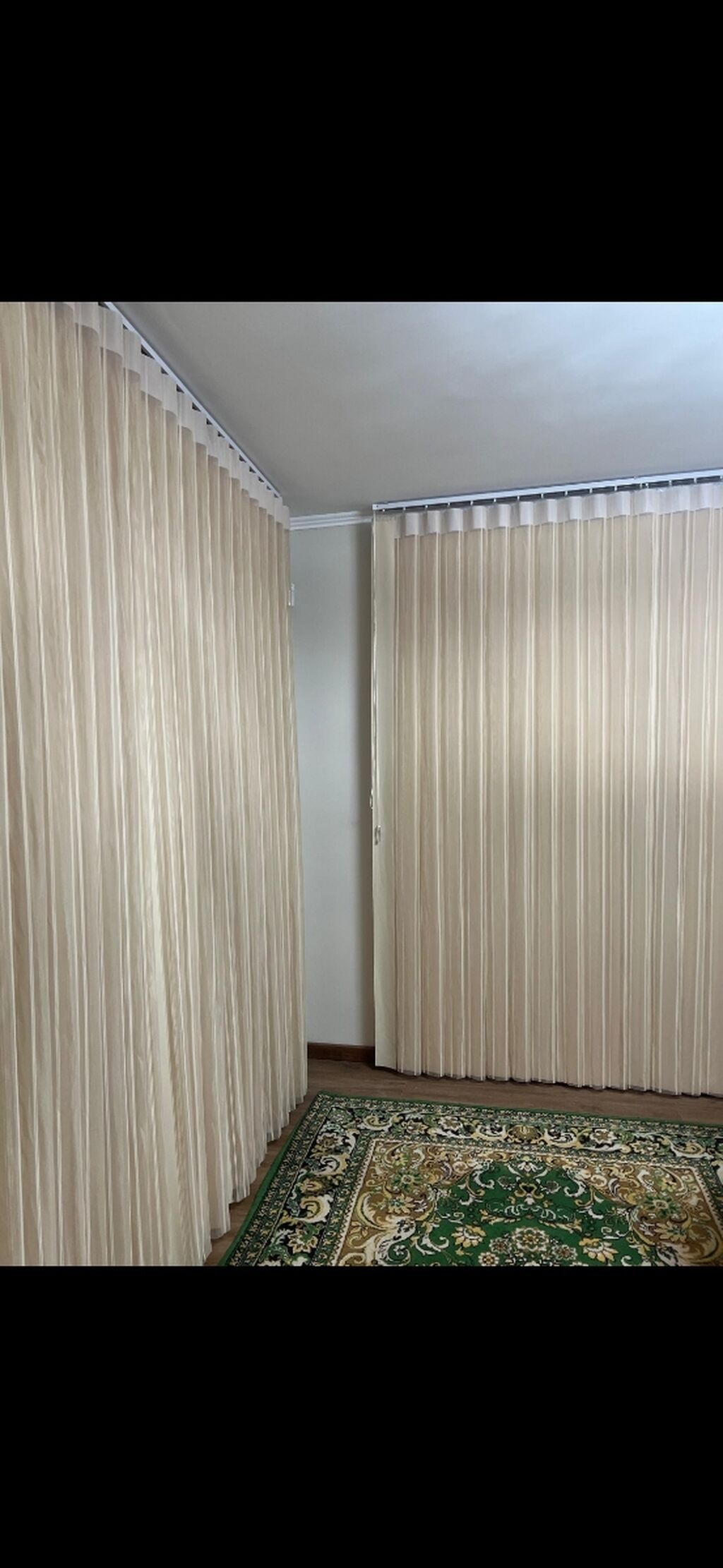 Портьеры и тюль на потолочном карнизе - Комплект штор для: фото 2