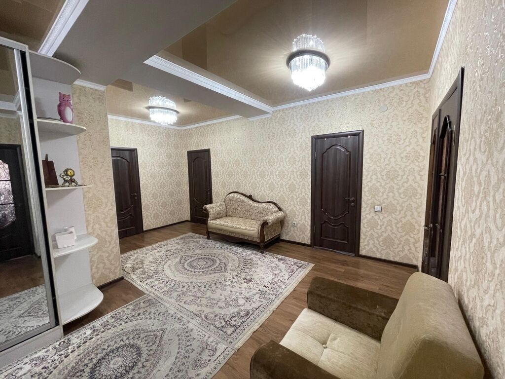 3 комнаты, 135 м², Ала-Арча ТРЦ Элитка, 4 этаж, Евроремонт: фото 5