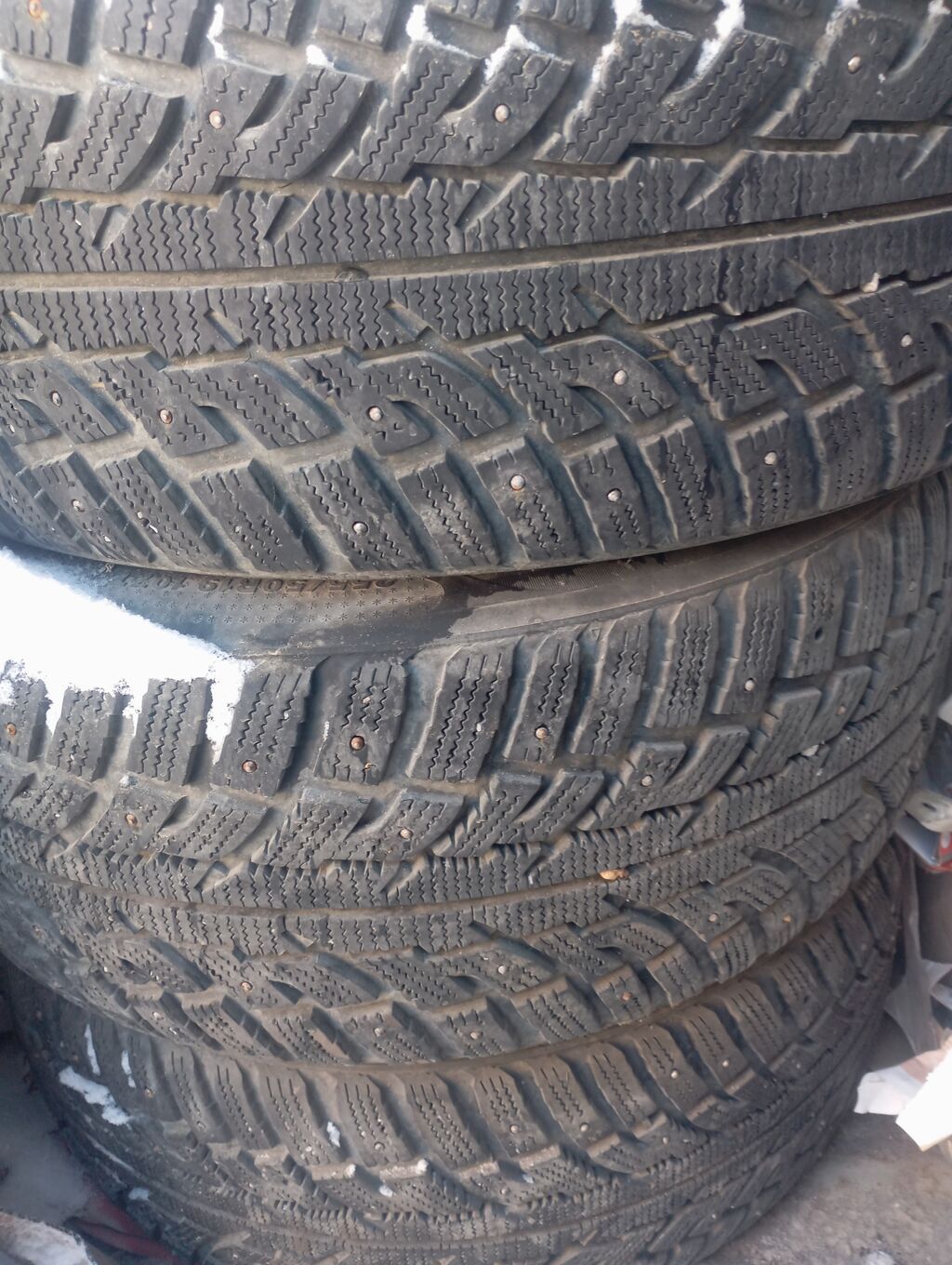 Колеса в сборе 255 / 50 / R 19, Зимняя шипованная, Б/у, Комплект, Литые, отверстий - 5: фото 3