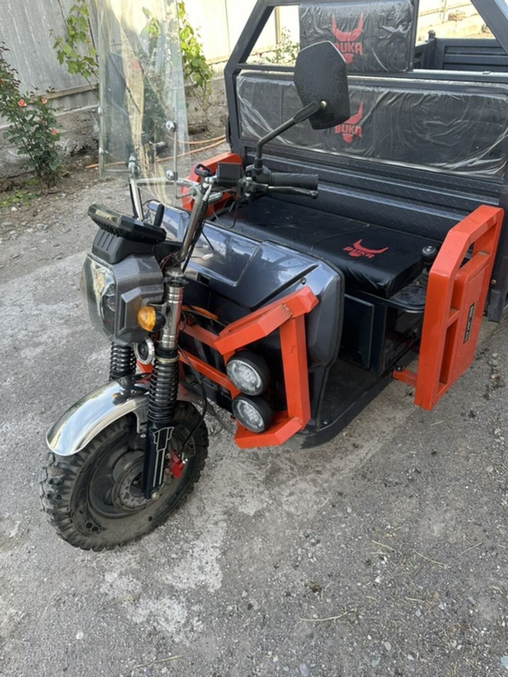Грузовой трёхколёсный мотоцикл (трицикл) BUKA Motors с: фото 2