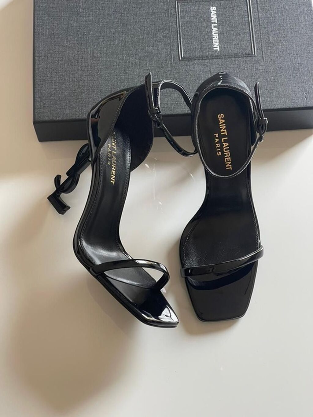 Босоножки, 35.5, Yves Saint Laurent, Новый, цвет - Черный, Самовывоз, Платная доставка: фото 3