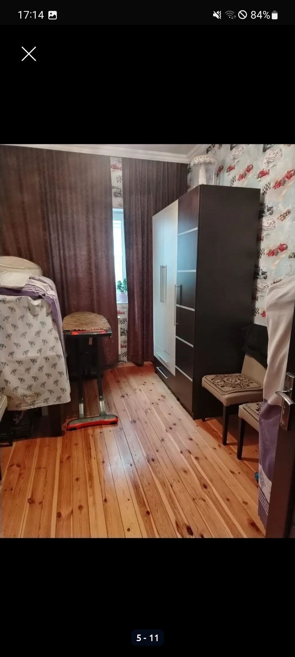 4 otaqlı, 116 kv. m, Kredit yoxdur, Orta təmir