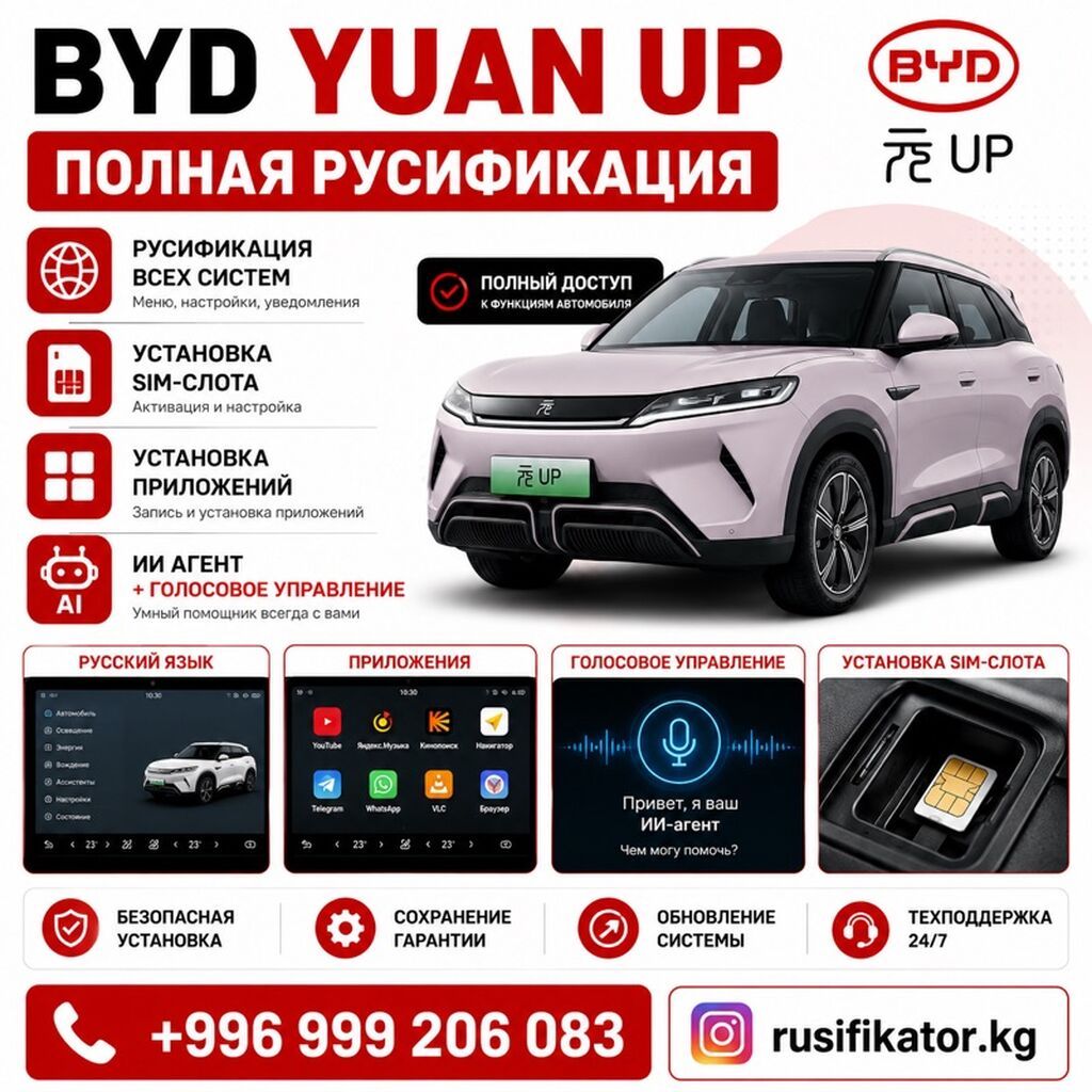 Русификация DEEPAL S07, G318, S09 BYD SONG PLUS, YUAN UP,YUAN PLUS — фото 4
