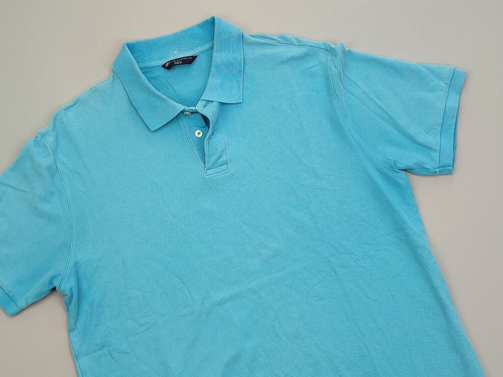 Koszulki: Podkoszulka XL (EU 42), stan - Dobry, wzór - Jednolity kolor, kolor - Błękitny — 1