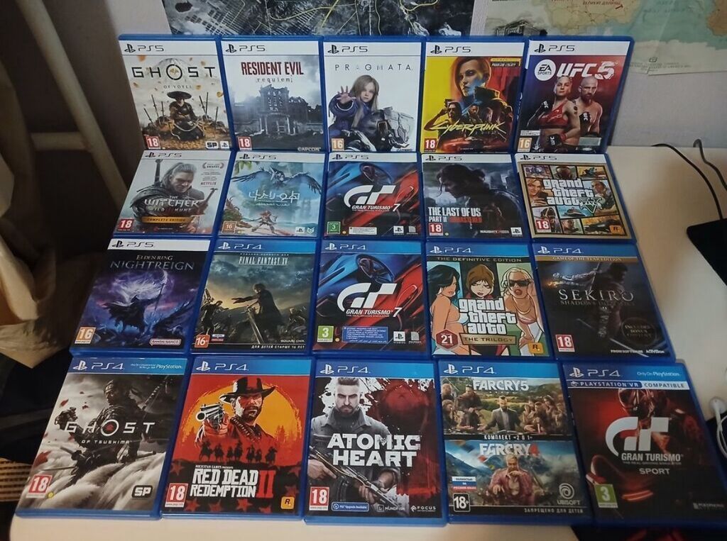 Игровые диски для PlayStation 5 и PlayStation 4 — Большой выбор хитов: фото 1