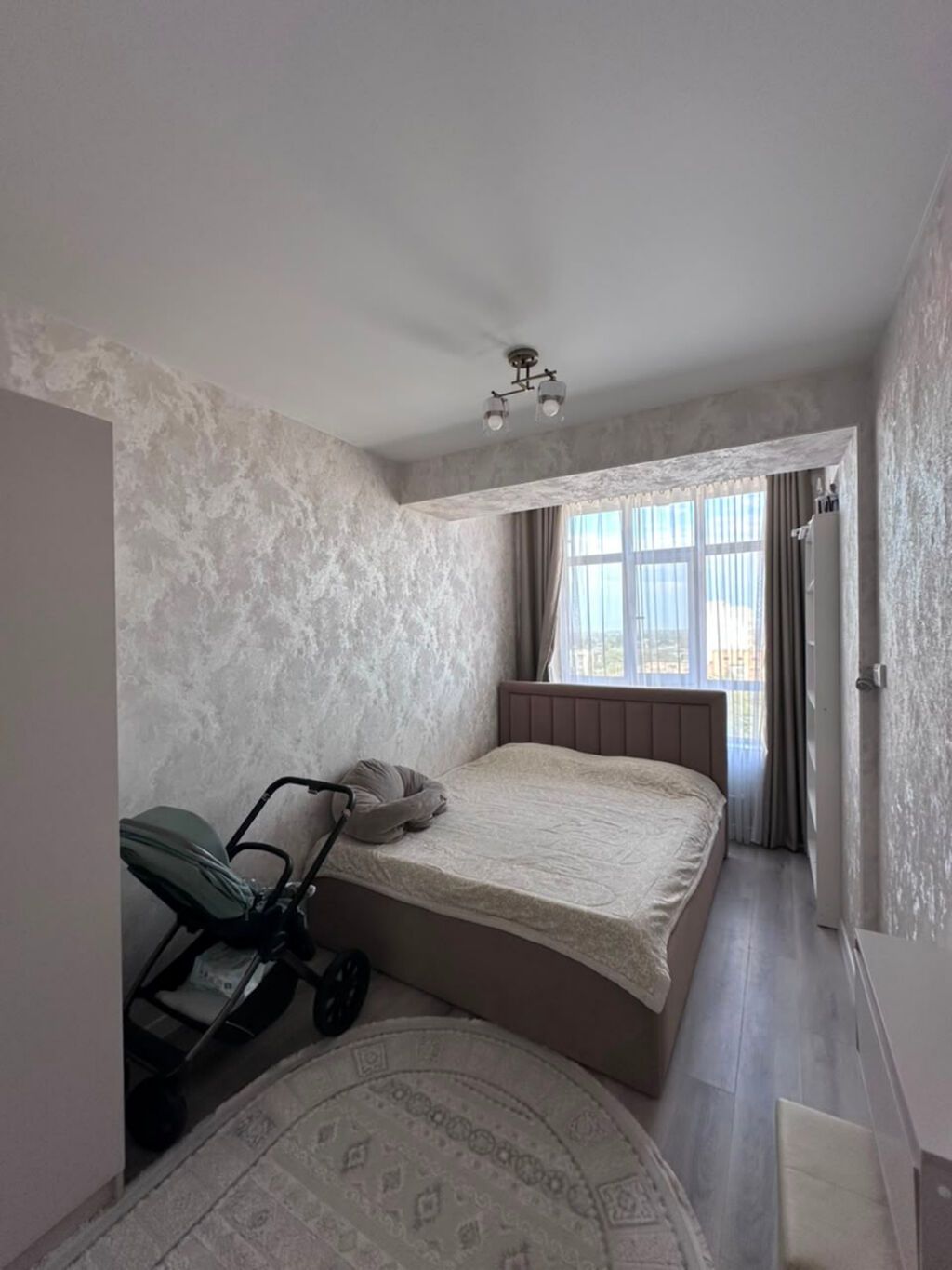 1 комната, 43 м², Аламедин-1 мкр Элитка, 9 этаж, Евроремонт: фото 4