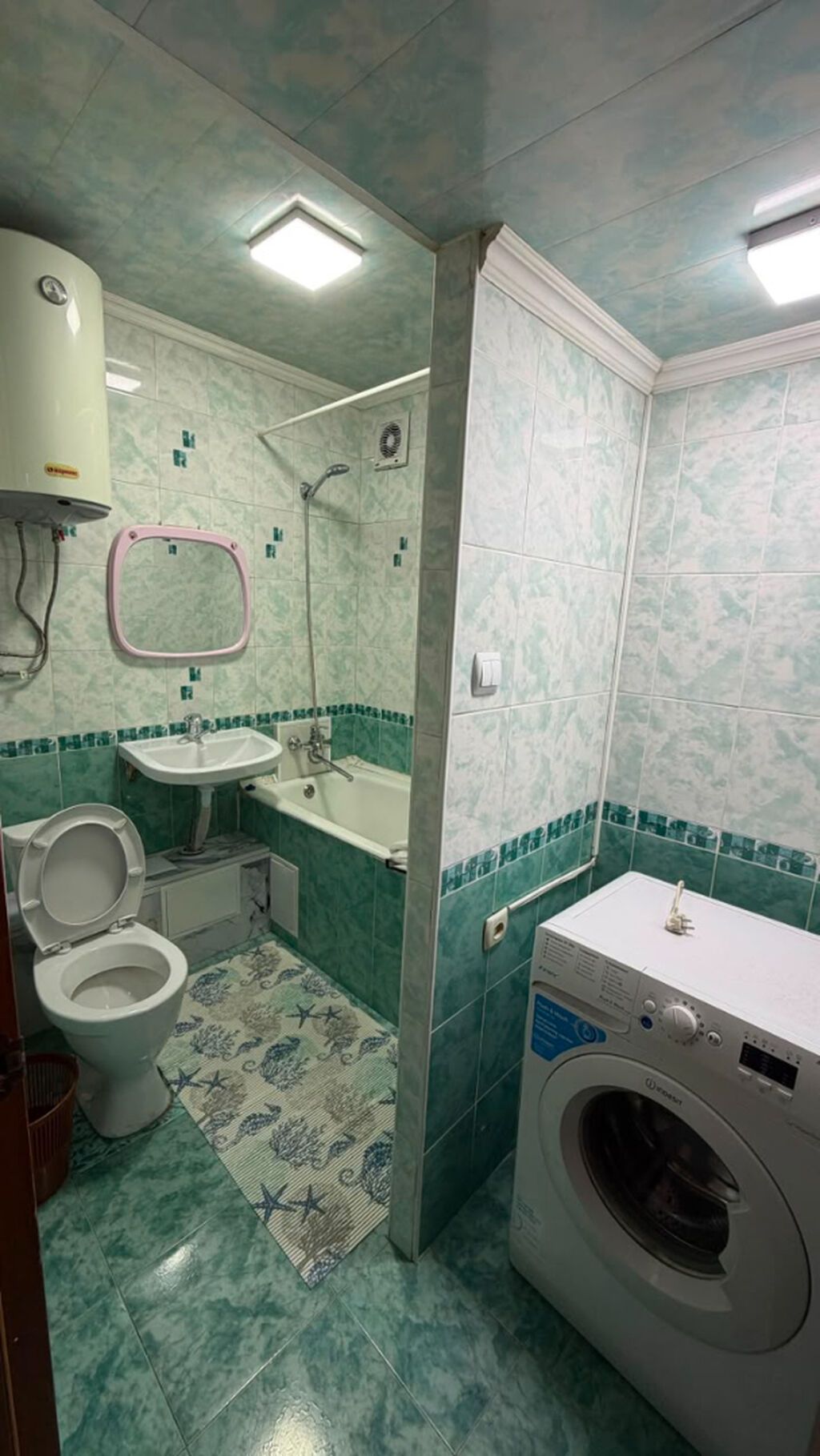 3 комнаты, 58 м², Центральная мечеть 104 серия, 4 этаж, Косметический ремонт: фото 5